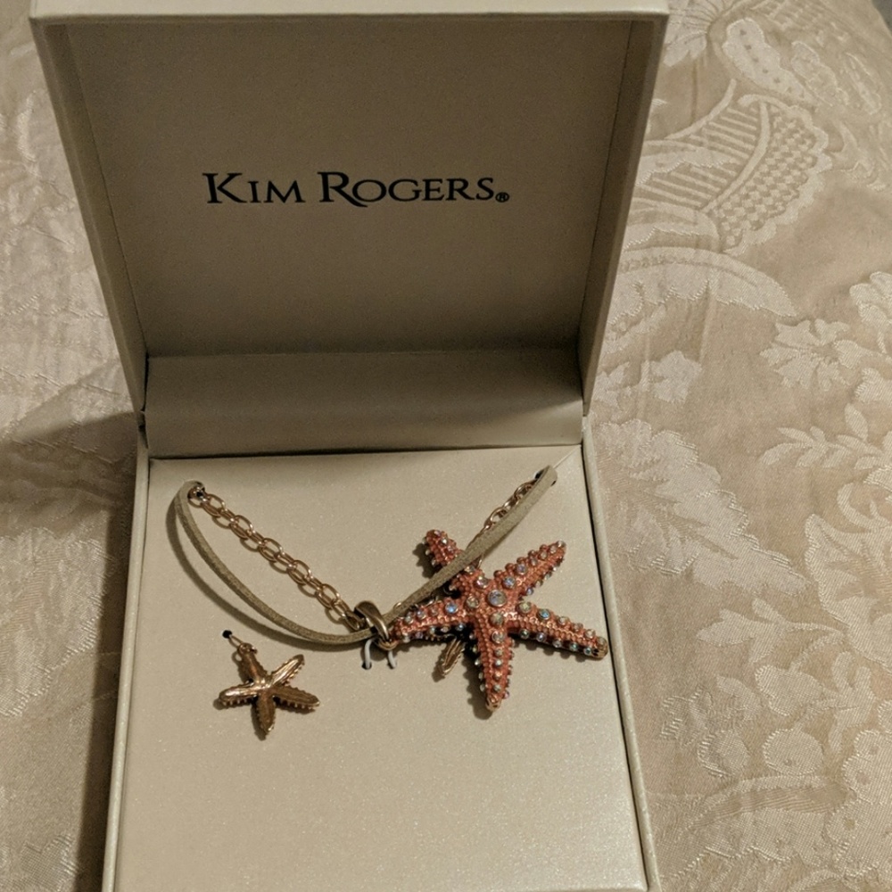 Necklace and earrings